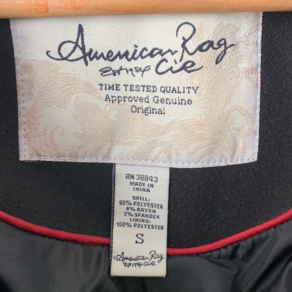 AMERICAN RAG | black hooded petty coat - Picture 4 of 8